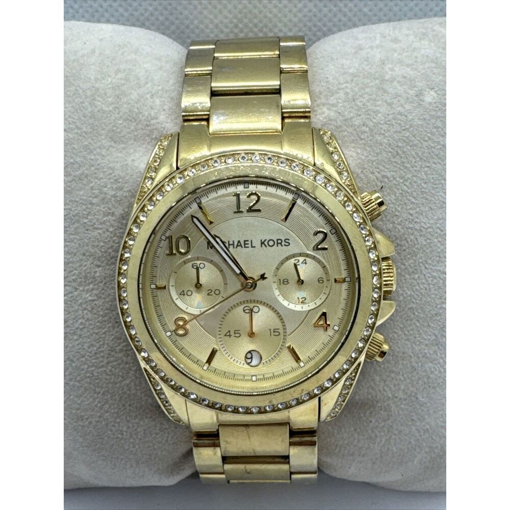 Michael Kors Blair MK5166 Women's Gold Stainless Steel Analog Dial Watch JNA839